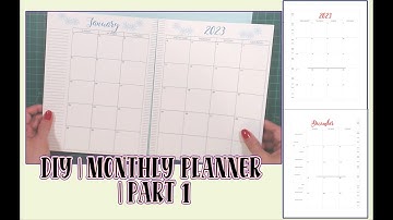 DIY 2023 PLANNER FROM CARDSTOCKS | SILHOUETTE STUDIO BUSINESS EDITION | CAMEO 4 | PART 1