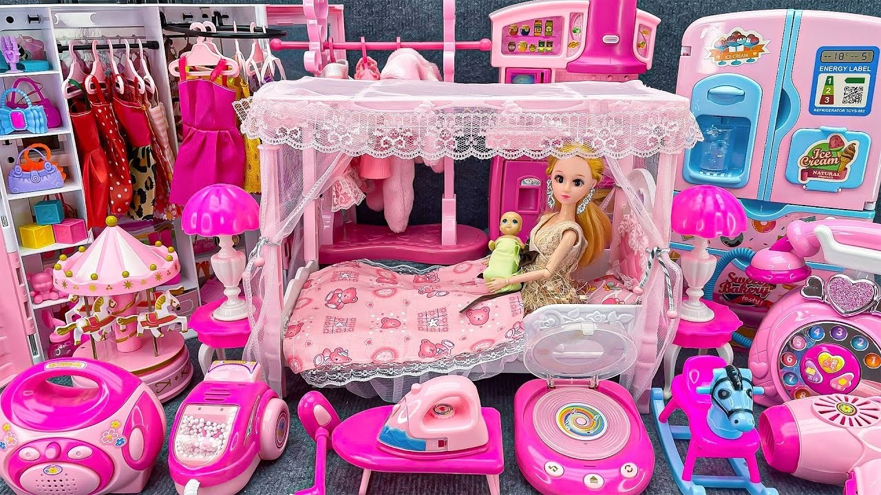 17 Minutes Satisfying with Unboxing Barbie Princess House