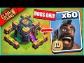 ...CAN MASS HOG RIDERS DESTROY A TOWNHALL 14 BASE? (lets find out)
