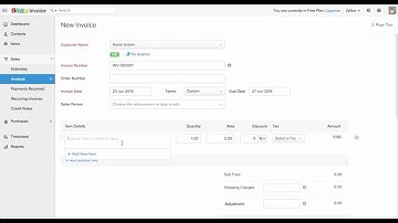 Zoho Invoice: Creating Your First Invoice