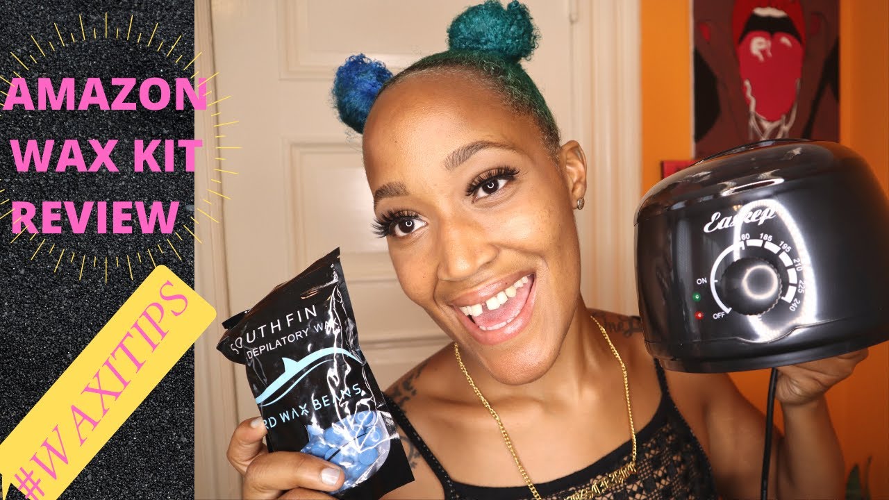 NEW AMAZON WAX MACHINE UNDER $40 (( WAX TIPS INCLUDED )) EASKEP HAIR REMOVAL WAX BEADS INCLUDED