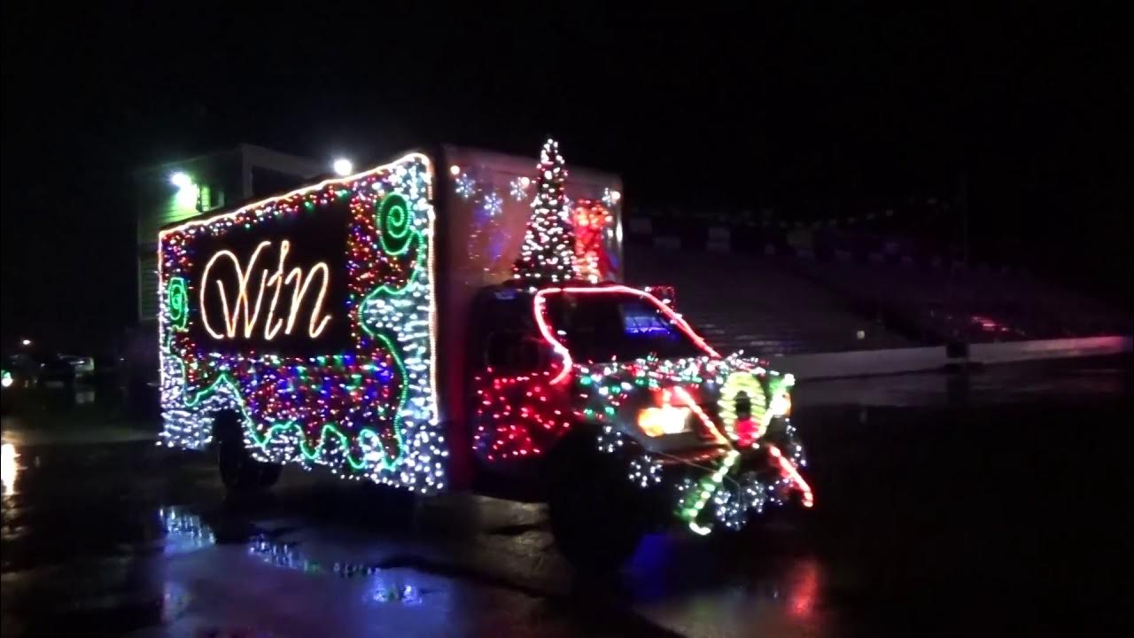 2015 IEOA Christmas Light truck Parade YouTube