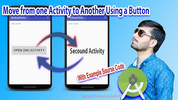 How to Move from one Activity to Another On Click a Button in Android Studio
