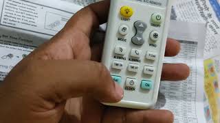 AC remote || Universal remote ko kisi bhi AC ke sath kaise connect kre