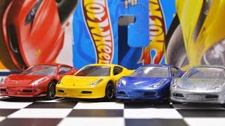 Today on hotdiecast garage i open up four different color variations
of the famous ferrari 458 italia hot wheels! wheels has made some
incredible ferrari...