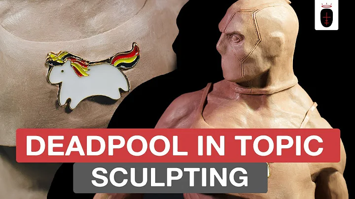 Deadpool sculpting tutorial, Wade Wilson, in clay.