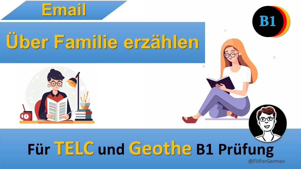 Telc B1 German Writing Test Example Familie YouTube Telc B1 German Writing Test Example Familie YouTube