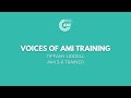 Voices of ami training with tiffany liddell