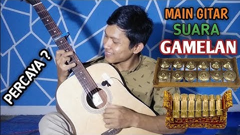 Main GAMELAN Dengan GITAR | GITAR suara GAMELAN | viral main GAMELAN bali, gamelan jawa dengan gitar