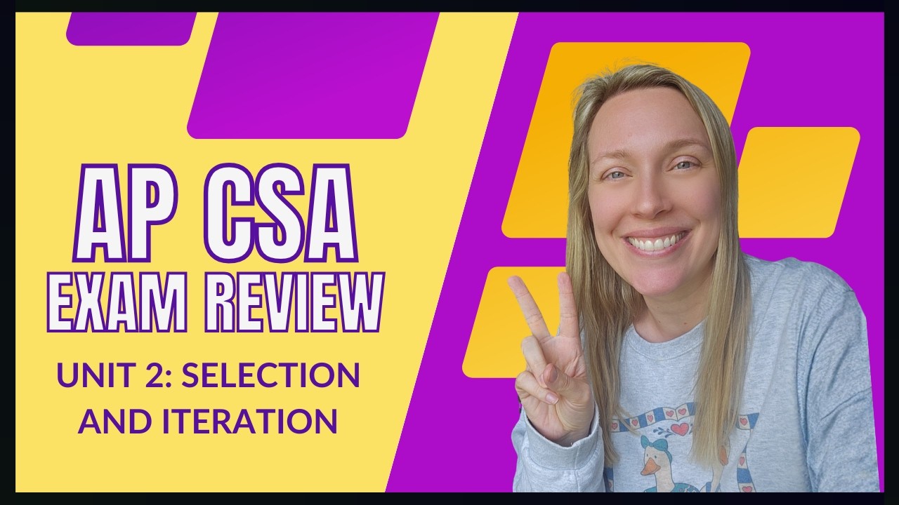 AP Computer Science A Unit 2 Review | Selection and Iteration (AP CSA ...