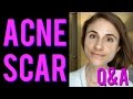 ACNE SCAR Q&A: laser peels, microneedling, creams, silicone.  💊
