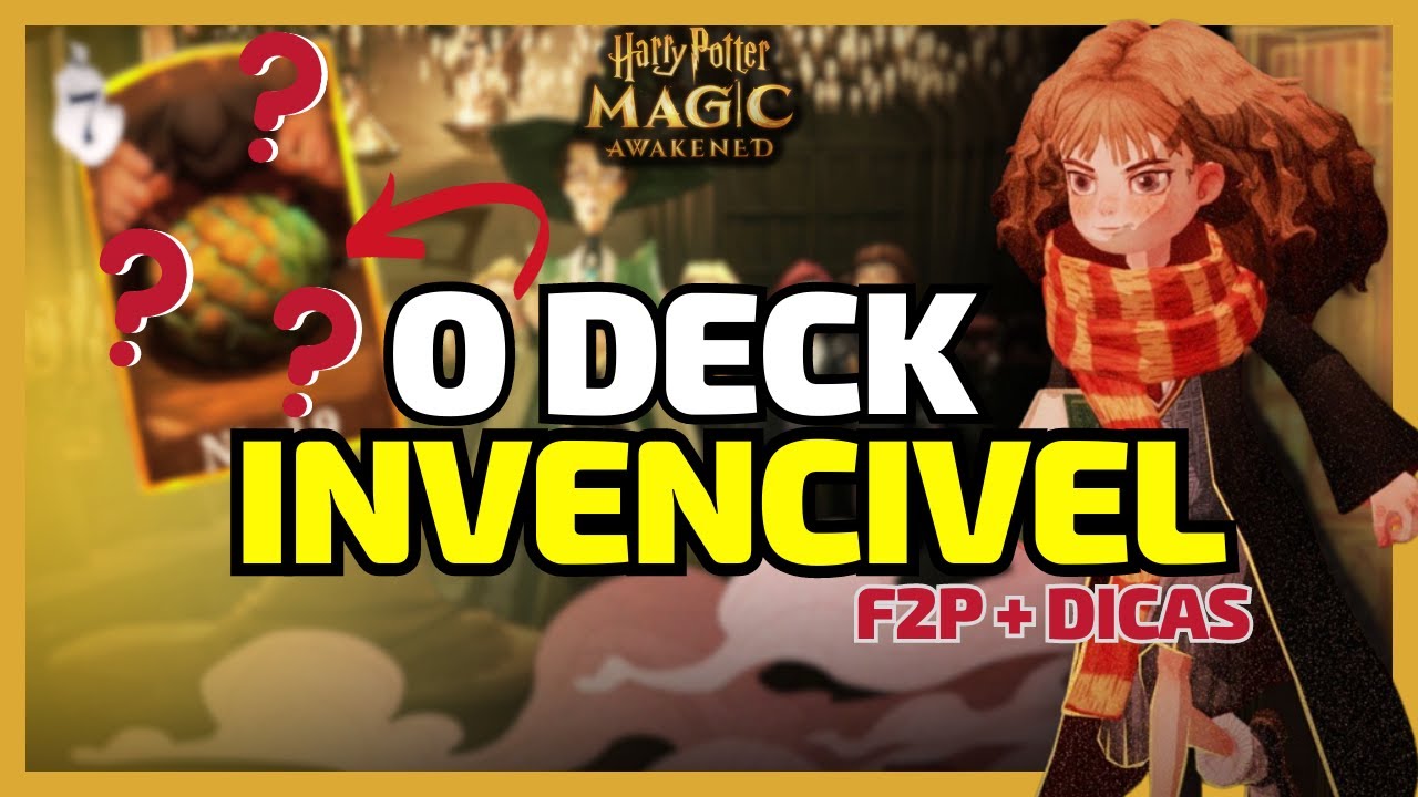 MELHOR DECK COMBO Incrível de Feitiços de Fogo e Água no Harry Potter Magic  Awakened 