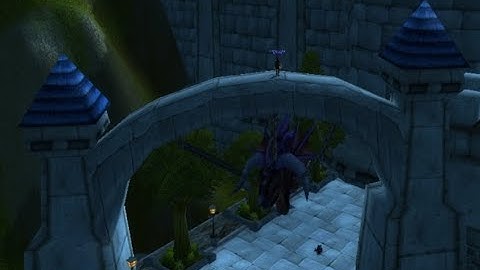 How To Get On Top of the Onyxia Head Archway in Stormwind! WoW Classic Tutorial