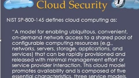 Cloud computing (information security) in English #part1 #scribd