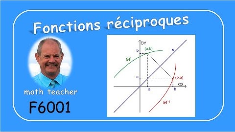Fonctions réciproques générales F6001