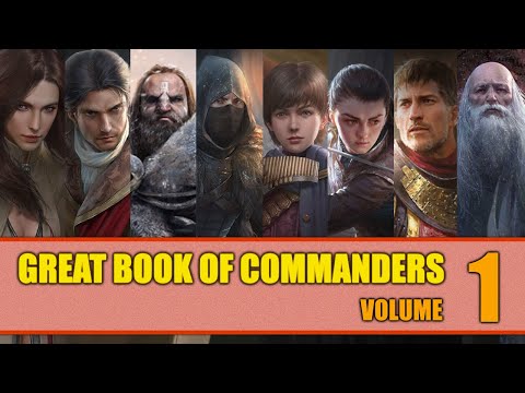 Great Book of Commanders - Volume 1 - Masterclass Tierlist - Game of Thrones Winter is Coming