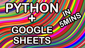 Python + Google Sheets | FROM SCRATCH IN 5 MINS | Google Project & Get Credentials