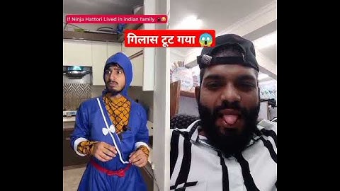 If Ninja Hattori Lived   India Family 😂। Chimkandi  #shorts #duet