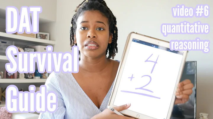 DAT Survival Guide + FREE study tools // quantitative reasoning