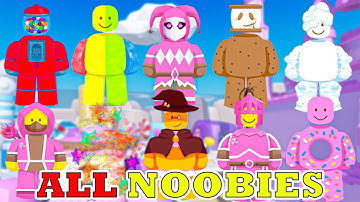 How to get ALL 25 NEW Noobies in Find the Noobies Morphs 🍭 CANDYLAND [Roblox]
