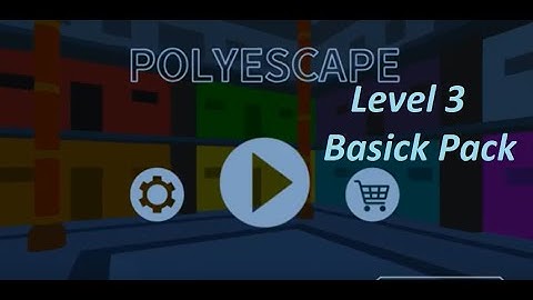 Polyescape - Escape Game Basic Pack Level 3 Walkthrough