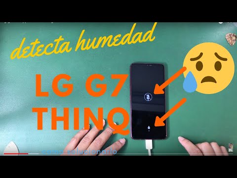 lg g7 thinq detecta humedad y no carga
