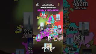 What is the tallest building in your country? #geography #europe #map #shorts