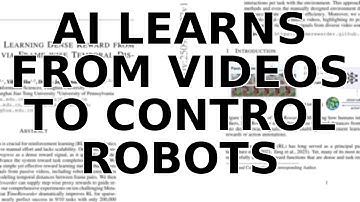 This AI Teaches Robots Just by Watching Videos - The TimeRewarder Method