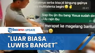 Chat Putri Candrawathi Disorot, Foto Brigadir J Sedang Nyetrika di Kamar: Kakak Rajin, Luwes Banget
