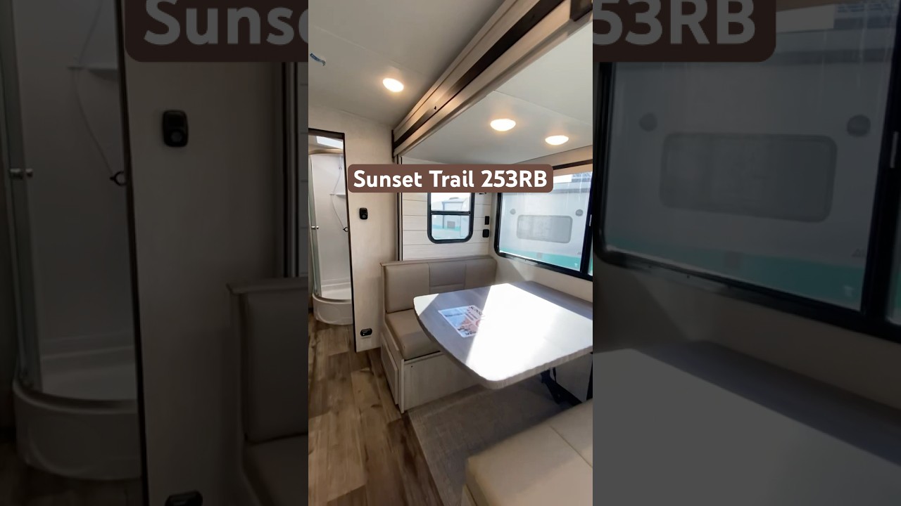 Beautiful Rear Bath Travel Trailer 