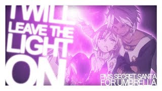 [pms ss for umbrella] i will leave the light on.