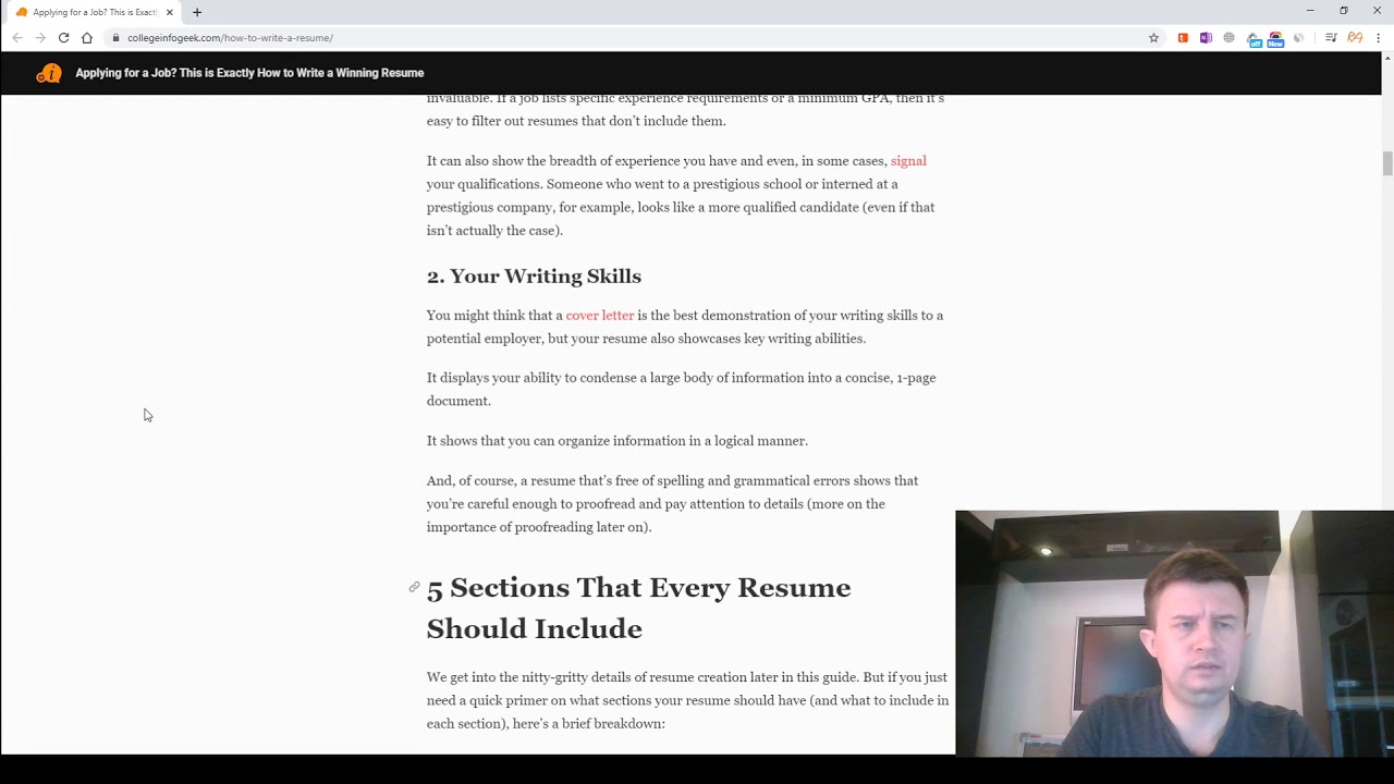 Applying for a Job? This is Exactly How to Write a Winning Resume - YouTube