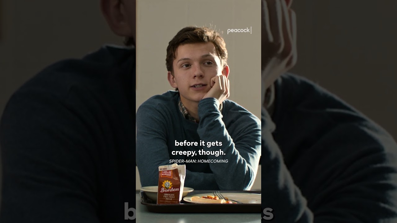 MJ calls out Peter and Ned for staring at Liz #SpiderManHomecoming #TomHolland #Zendaya #Shorts