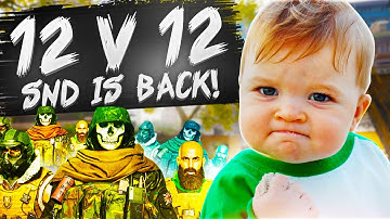 flawless... 12v12 search and destroy is back!