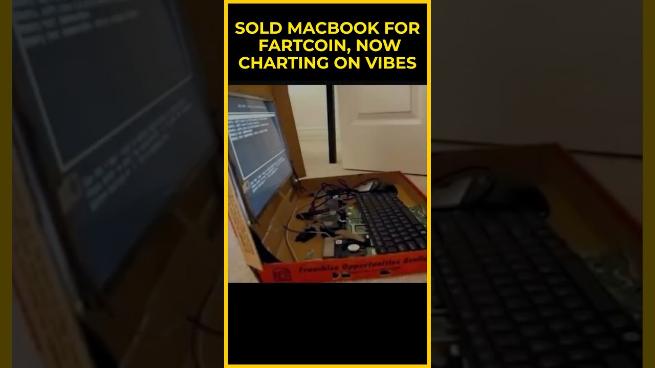 I Sold my MacBook for Fartcoin…😂 