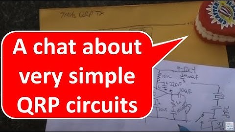A chat about very simple CW QRP transceivers