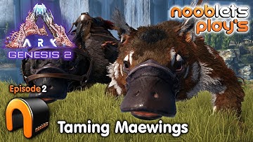 ARK Genesis 2 Taming Maewings Ep2 NoobLets Plays! #ARKgenesis2