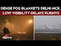 Delhi Weather Today | Visibility Drops As Dense Fog Blankets Delhi-NCR, Orange Alert Issued