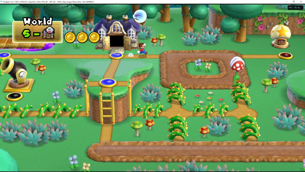 New Super Mario Bros Wii World 5 Part 3/3 - YouTube