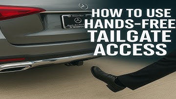 How to Use Hands Free Tailgate on Mercedes GLE (Proper Kick Motion and Location Explained)