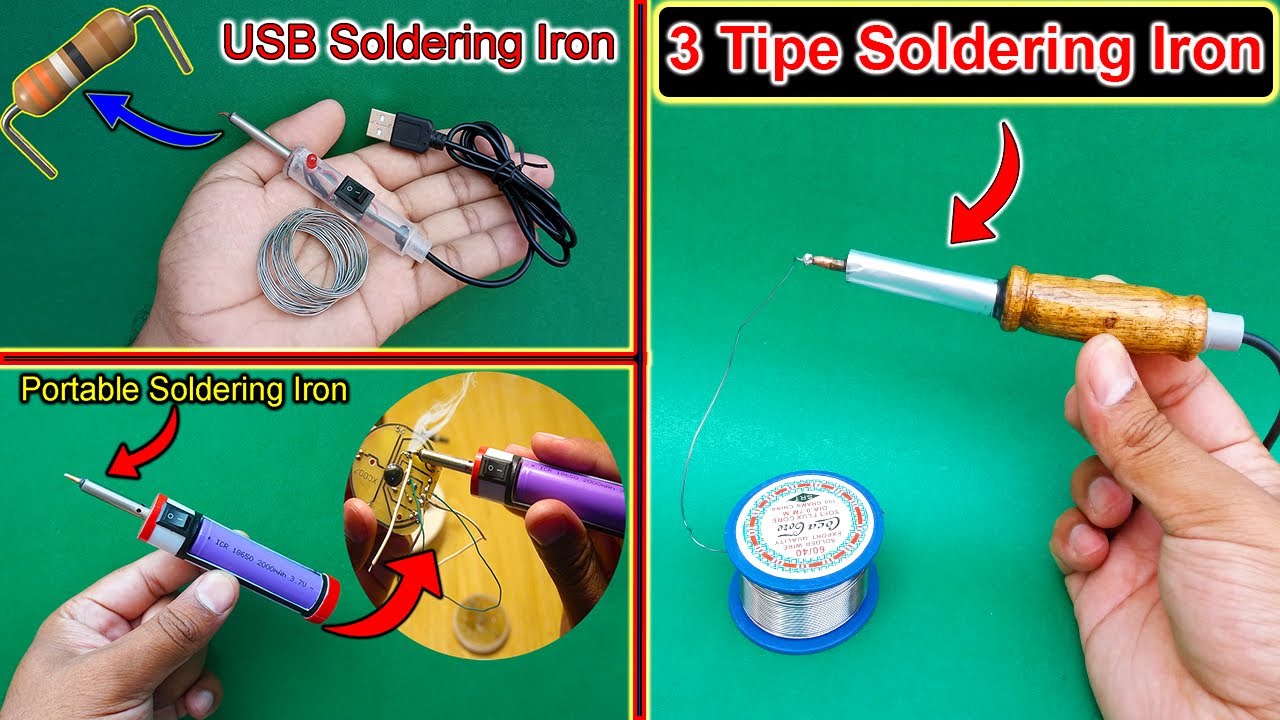 Soldador Cautín de Emergencia / How to make a mini soldering iron 