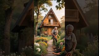 Enjoying Retirement In a cabin harvesting carrots #house #home #relax