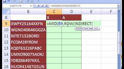 Excel Magic Trick #223 Count Single Character In Text String