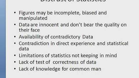 Distrust of statistics in hindi 21 22