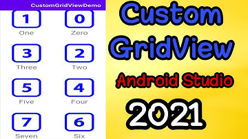 Custom GridView Android Studio 2021 Arabic