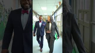 Norwalk superintendent visits during first day of 2023-24 school year!