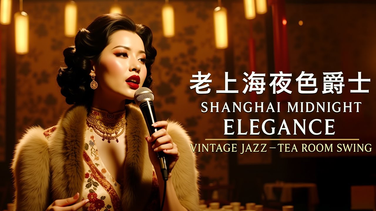 老上海夜色爵士｜Shanghai Midnight Elegance – Vintage Jazz at Tea Room 1940s–50s