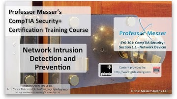 Network Intrusion Detection and Prevention - CompTIA Security+ SY0-301: 1.1