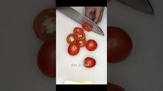 Fresh Tomato Cutting ASMR 🍅 | Satisfying Juicy Slicing Sounds #asmr #satisfying #foodasmr #relaxing