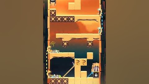 Lemmings. World 8 - Asteroid. Level W 34-4. Perfect Walkthrough.